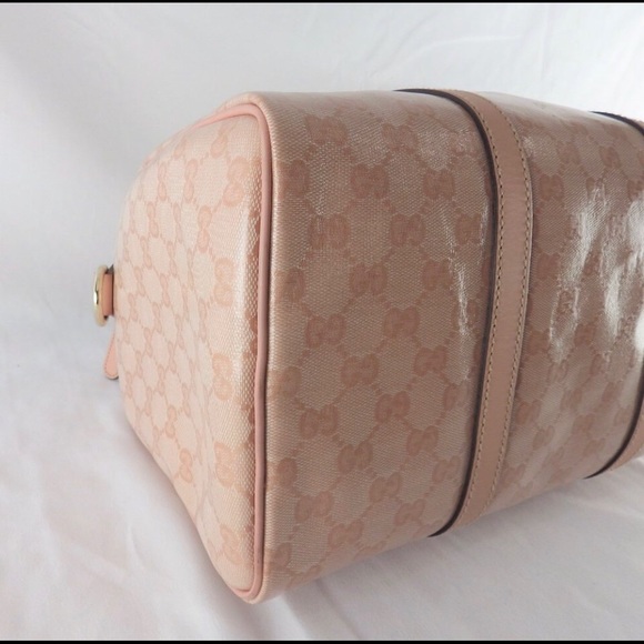 Authentic Gucci Joy Boston Patent Coated Canvas - Picture 3 of 7